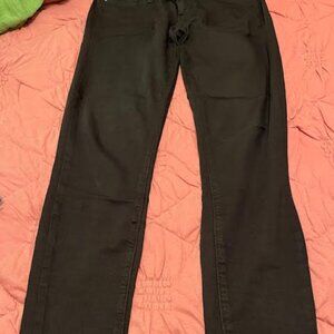Paige Black Denim Skinny Full Length Jean